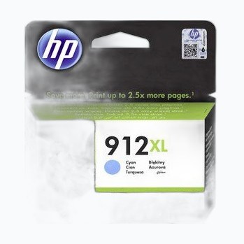 HP 912XL - Cartouche encre Cyan - 825 pages (coli 60)