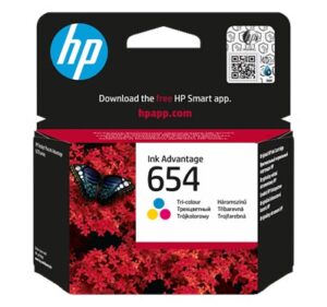 HP 654 Tri-color Original Ink Advantage Cartridge
