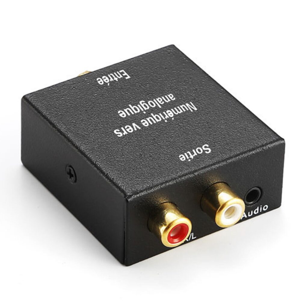 D2 - KIT DE CONVERSION AUDIO NUMÉRIQUE EN ANALOGIQUE 2 RCA