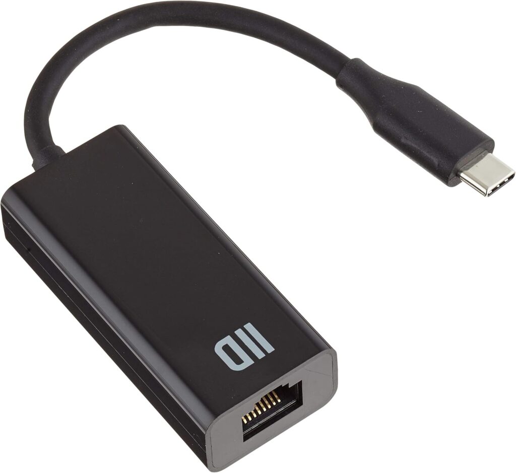 D2 - ADAPTATEUR USB-C (M) vers GbLAN 10/100/1000 câble 9cm