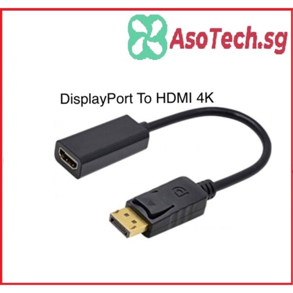 ADAPTATEUR DisplayPort (M) / HDMI (F) Actif 4K 60Hz * 127369