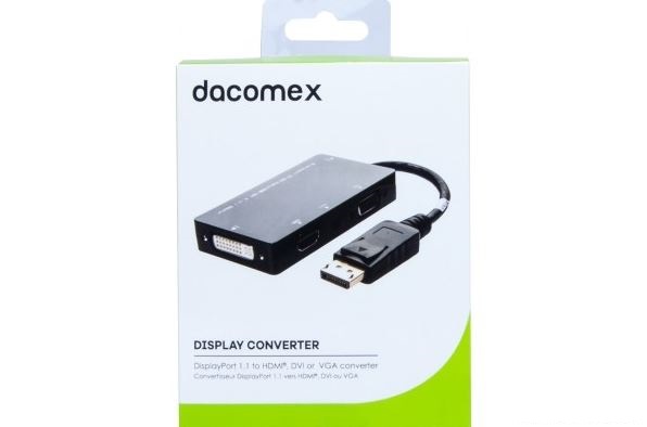 DACOMEX ADAPTATEUR DisplayPort (M) 1.2 vers VGA (F) actif * 199059