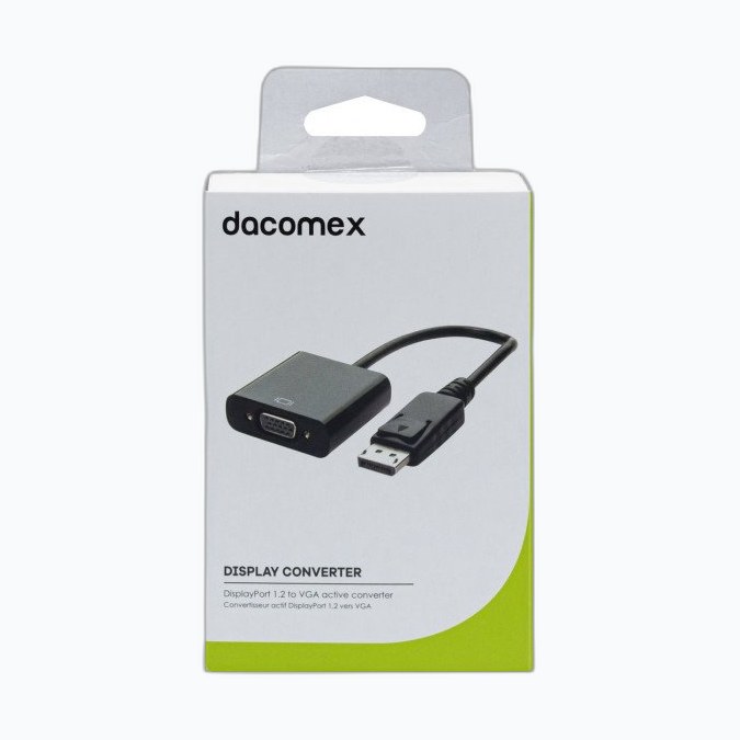 DACOMEX ADAPTATEUR DisplayPort (M) 1.2 vers VGA (F) actif * 127397