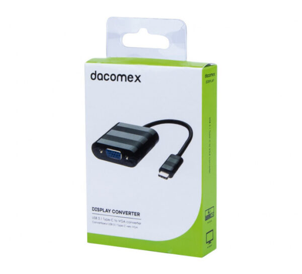 DACOMEX ADAPTATEUR DisplayPort (M) 1.2 vers VGA (F) actif * 127397