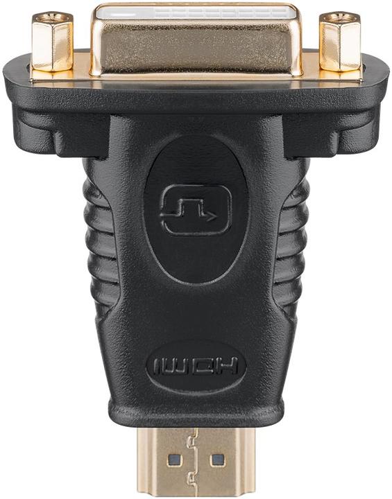 Adaptateur Goobay HDMI femelle (Type A) 1.2 vers DVI-D mâle (Noir) -