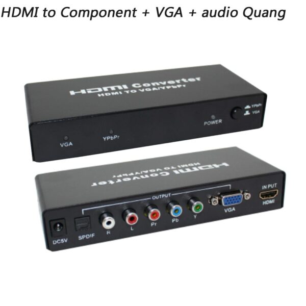 ADAPTATEUR HDMI (M) vers VGA (F) +Audio ECO Blanc * 051224
