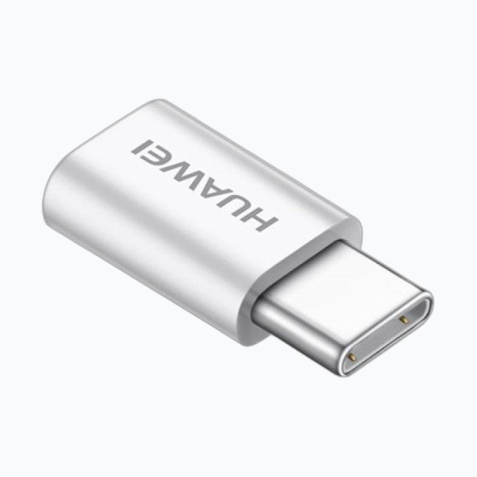 Adaptateur Micro USB vers USB Type-C Huawei - Dongle Blanc