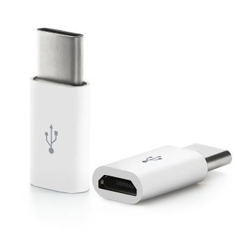 Adaptateur Micro USB vers USB Type-C Huawei - Dongle Blanc
