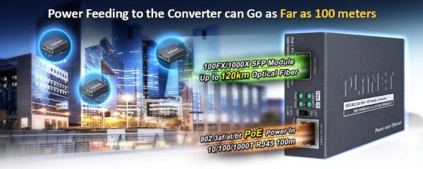 PLANET GT-805A media converter GbLAN vers 1000Base-X (mini-GBIC,SFP)