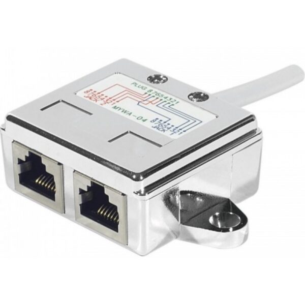 ECLATEUR DE PORT RJ45 (1M/2F) Blindé * 901850