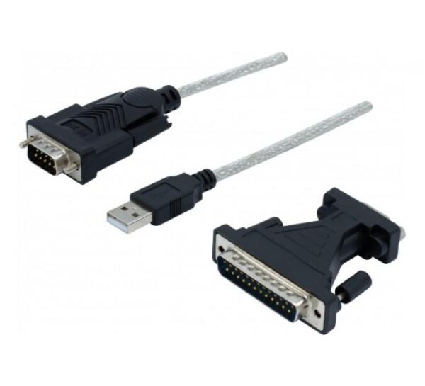 DACOMEX ADAPTATEUR USB2.0 Type-A vers SERIE DB9/DB25 (M) * 151037