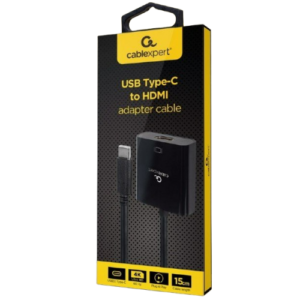Adaptateur USB-C CableXpert vers HDMI M/F (Gris) - A-USB3C-HDMI-01