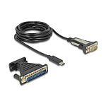 ADAPTATEUR USB2.0 Type-A vers SERIE RS-232 DB9 (M) * 040341