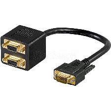 ADAPTATEUR VGA (M) vers 2x VGA (F) * doubleur de VGA * 137036