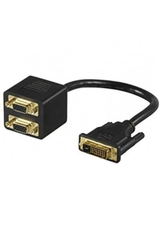 ADAPTATEUR VGA (M) vers 2x VGA (F) * doubleur de VGA * 137036
