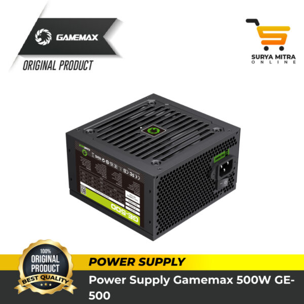 ALIMENTATION GameMAX GE-500 ATX 500W 120mm RoHS CE