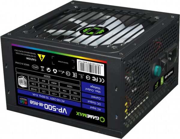 ALIMENTATION GameMAX VP-500 Value 80+ Bronze ATX 12cm
