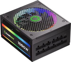 ALIMENTATION GameMAX ATX RGB-1050 PRO Modulaire Blanc
