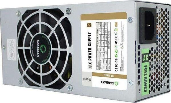 ALIMENTATION GameMAX TFX GT-250 TFX 12V 250W 80mm RoHS CE