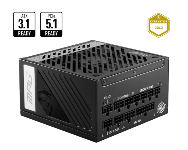 Alimentation ATX MSI MPG A850G PCIe5 - 850W (Noir) * MPG A850G PCIE5