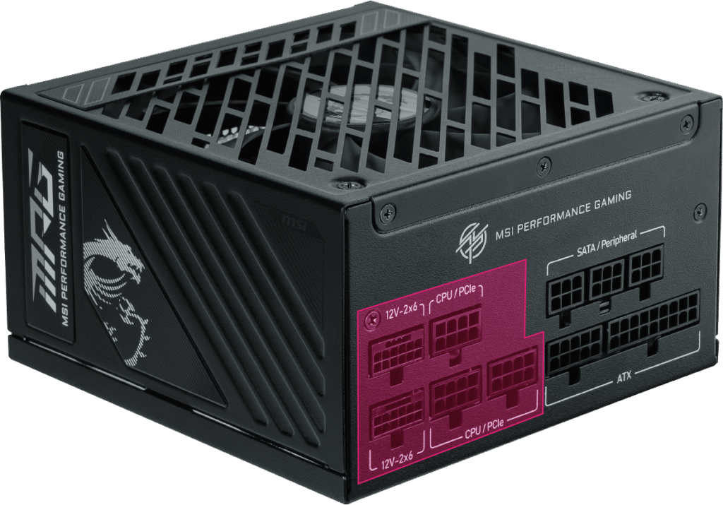 ALIMENTATION MSI ATX1000W-80+GOLD FM -MAG A1000GS PCIE5 NOIR