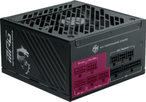 ALIMENTATION MSI ATX1000W-80+GOLD FM -MAG A1000GS PCIE5 NOIR