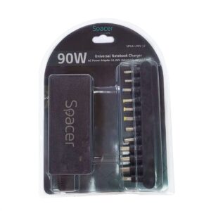ALIM. UNIVERSELLE pour NOTEBOOKS 90W 18 embouts +câble FR/EU