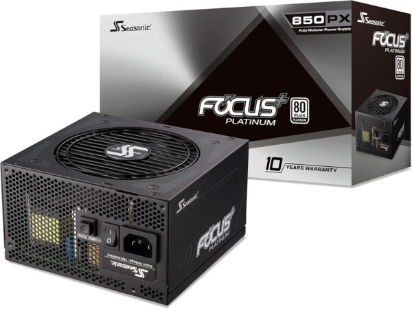 ALIMENTATION SEASONIC ATX 850W 80+ Gold Core GC-850-SRP-CGC851 Noir