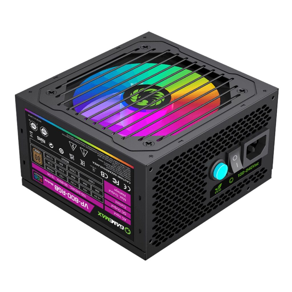 ALIMENTATION GameMAX ATX VP-800-RGB-M 800W 80+ ATX Modulaire