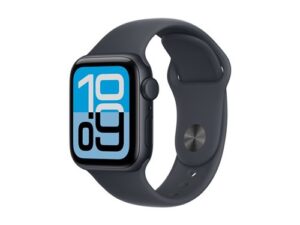 Apple Watch SE 3 (GPS) - 40mm - aluminium minuit - bande sport S/M