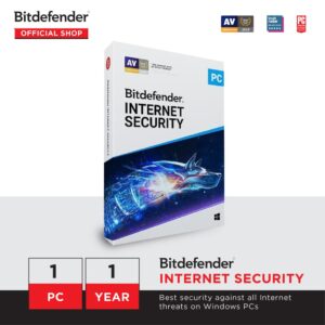 BITDEFENDER CR_IS_1_12_FR INTERNET SECURITY 1 AN - 1 PC BOITE