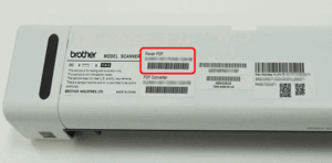 Brother Ruban BTAG135 12MM Blanc / Transparent