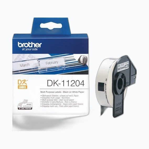 ETIQUETTES Brother dk-11204 papier thermique