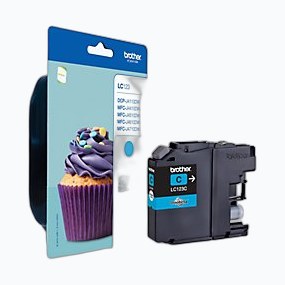 Brother LC123C Ink Jet Cyan (coli/5) MFC-J4510DW (coli/5)