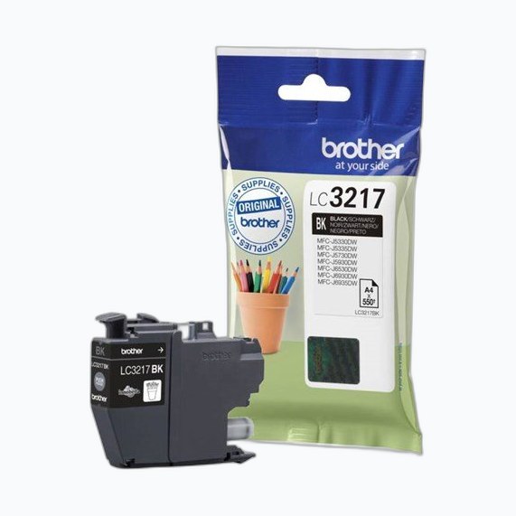 Brother LC3217BK Cart noire 550p (coli/5)