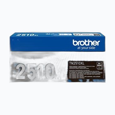 TN2510XL - Cartouche de toner haute capacité originale Brother - Noir