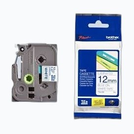 RUBAN 12mm Bleu / Blanc P-TOUCH 1290/2420/7100/1280CB/