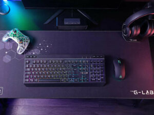THE G-LAB COMBO-TUNGSTEN Pack Clavier/Souris RGB Triple mode