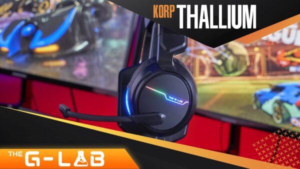 THE G-LAB KORP THALLIUM Casque RGB 7.1 Surround #Bruit USB * PC/PS4