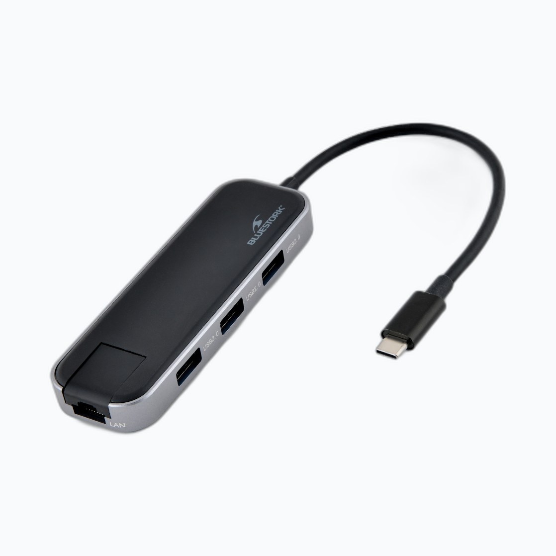 BLUESTORK HUB-OFFICE PRO * 3USB+1USBC+1HDMI+1SD+1JACK+1RJ45+PD100W