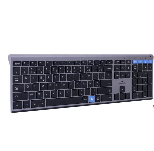 BLUESTORK BS KB KB-GRAPHEME/FR Clavier de bureau pour PC-2.4G+Bluetoo