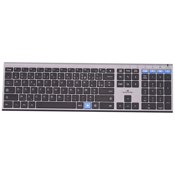BLUESTORK BS KB KB-GRAPHEME/FR Clavier de bureau pour PC-2.4G+Bluetoo