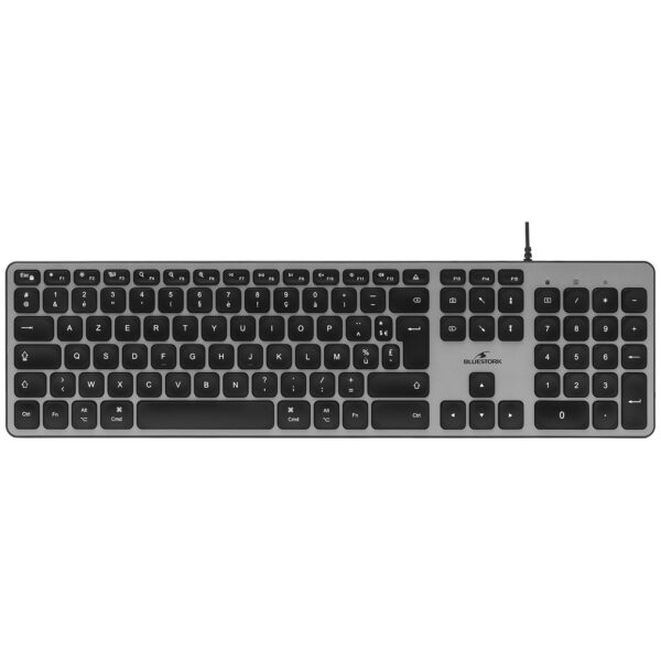 BLUESTORK KB-MAC-W/FR CLAVIER Mac Filaire * BLANC