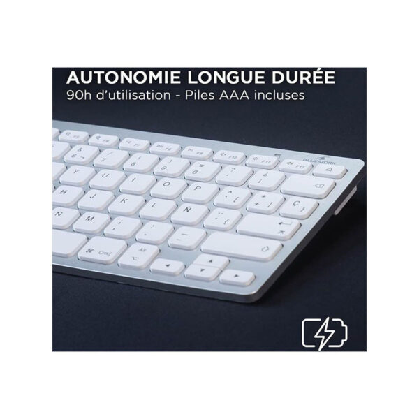 BLUESTORK BS-KB-MINI-PC-MAC-FR CLAVIER PC/Mac Bluetooth Double Layout