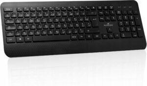 BLUESTORK BS-KB-OFFICE-R2/FR CLAVIER ss/fil RECHARGABLE 2.4G+BTO Noir