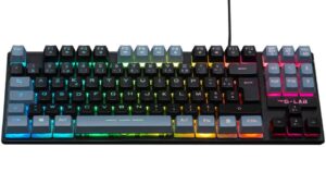 THE G-LAB KEYZ-CAESIUM-TKL Clavier GAMING Membrane TKL * Noir