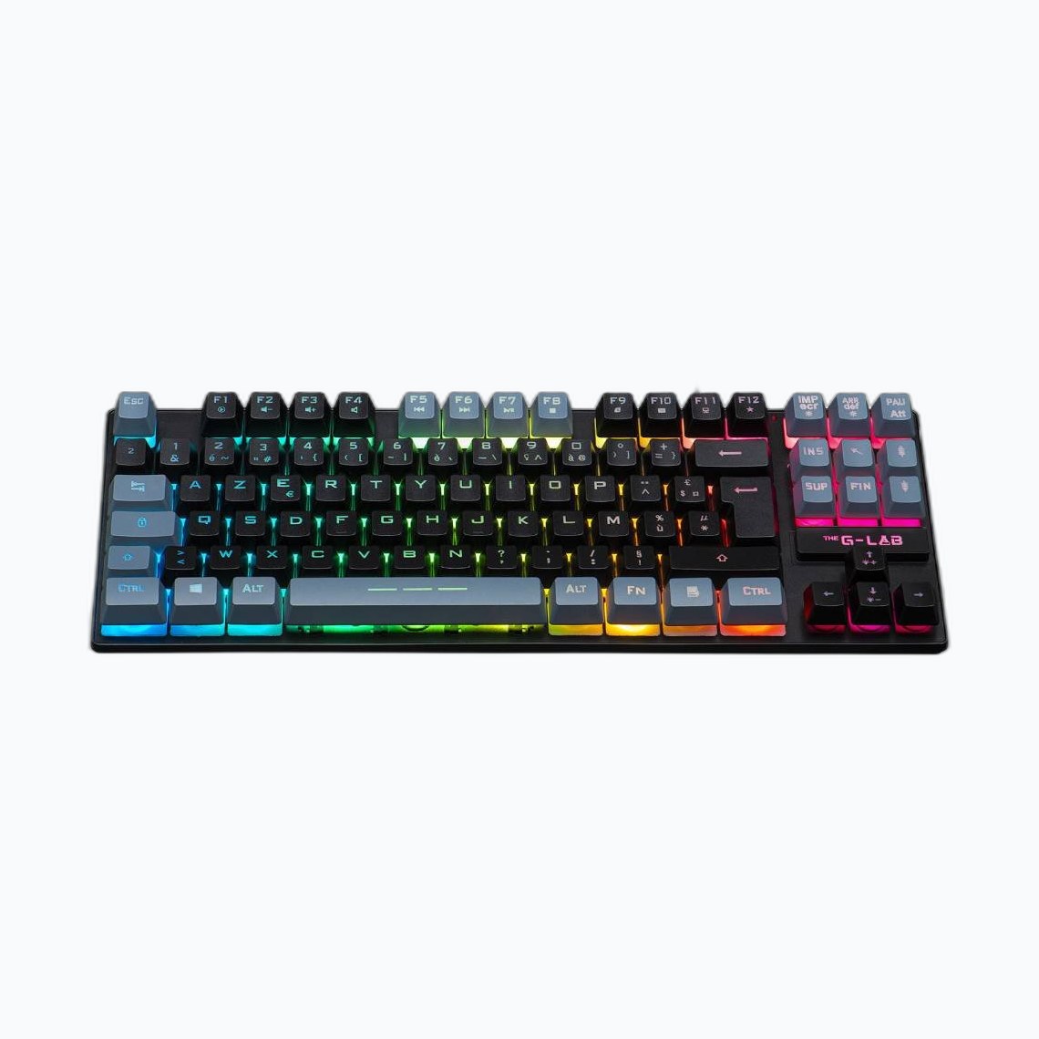 THE G-LAB KEYZ-CAESIUM-TKL Clavier GAMING Membrane TKL * Noir