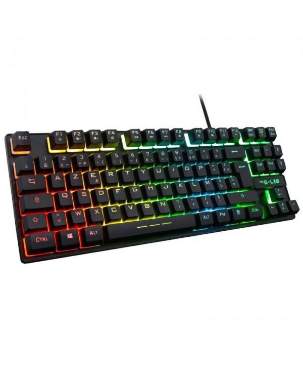 THE G-LAB KEYZ-CAESIUM-TKL Clavier GAMING Membrane TKL * Noir