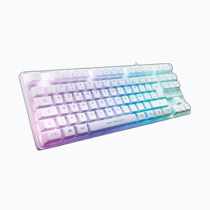 THE G-LAB KEYZ-CAESIUM-TKL Clavier GAMING Membrane TKL * Blanc