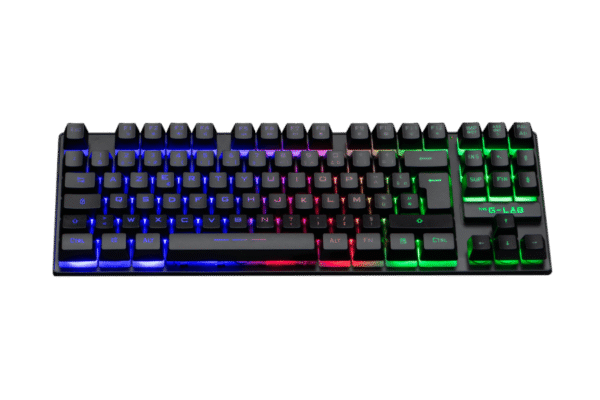 THE G-LAB KEYZ-CAESIUM-TKL Clavier GAMING Membrane TKL * Blanc